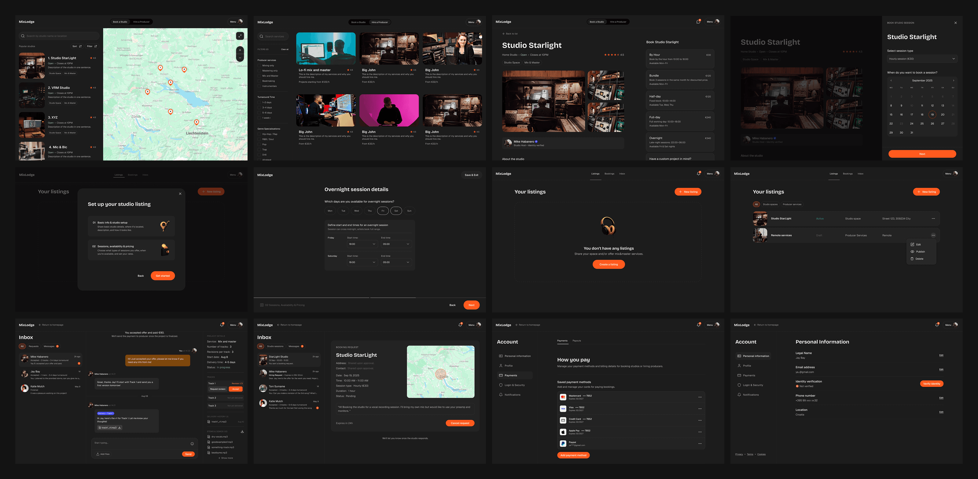 Visual direction and product surfaces for MixLodge.